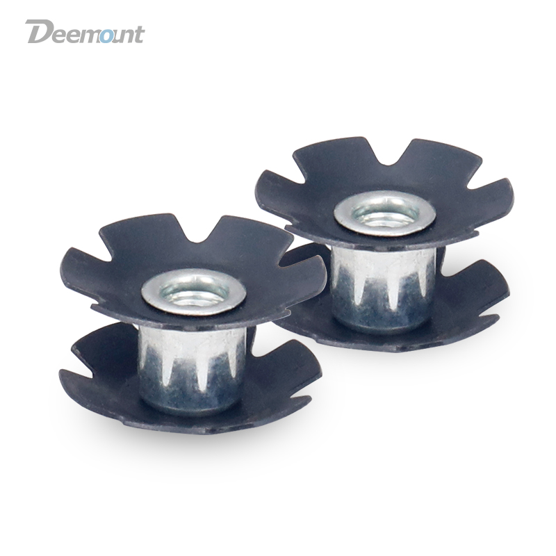 5Pcs Headset Flanged Star Nut Star Washer for 1-1/8'' Threadless Fork Steerers 