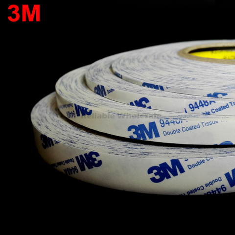 Original 3M White Strong Acrylic Glue Tape for Samsung iphone Cellphone Tablet Camera Lens Display Bezel Battery Fix 9448 Scotch ► Photo 1/6