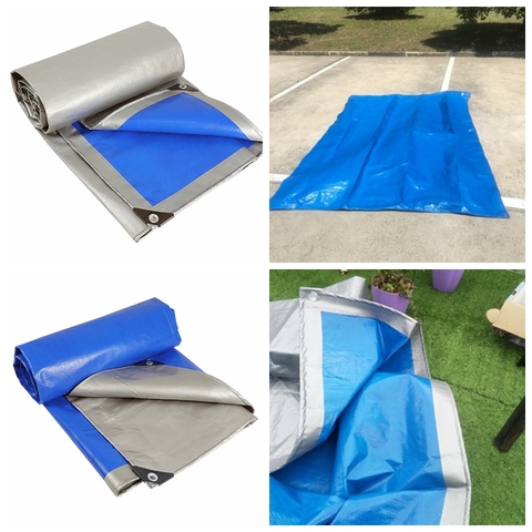 0.28mm Thick Tarpaulin Rainproof Cloth Waterproof Cover Sunshade Awning Wear-resisting Truck Car Canvas Balcony Succulent Cover ► Photo 1/5