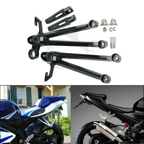 Motorcycle Rear Passenger Foot Peg Footrest Bracket Set For Suzuki GSXR1000 GSX-R 2005 2006 ► Photo 1/6