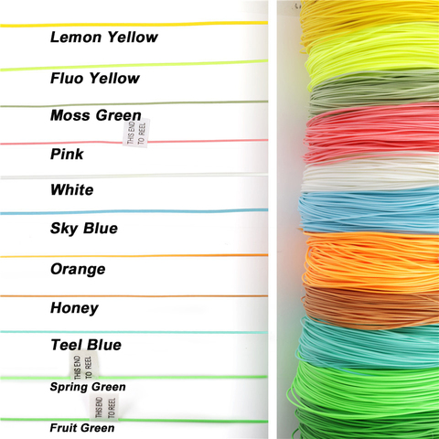 Maximumcatch 100FT 2/3/4/5/6/7/8/wt Fly Fishing Line Weight Forward Floating Fly Line Multi Colors Fishing Line ► Photo 1/6