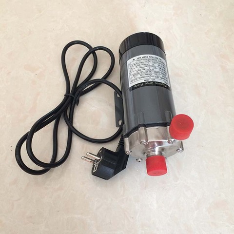220V beer Magnetic Drive Pump 15R With 304 Stainless Steel Head,homebrew,with European Plug. Order more,save more ► Photo 1/6