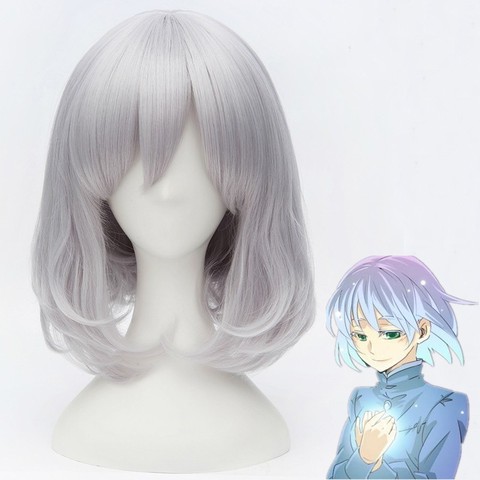 Howl's Moving Castle Sophie Hatter Short Silvery White Bob Heat Resistant Synthetic Hair Cosplay Costume Wig + Cap ► Photo 1/5