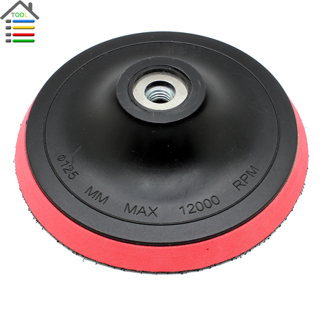 5inch Polishing Buffing Bonnet Polisher Buffer Wheel Pad Disc Diameter 125mm fit Angle Grinder Sander Sticky Adhesive Disk M10 ► Photo 1/4