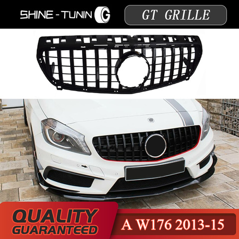 Front grille Suitable for mercedes A Class W176 A45 GT GTR Grill  A45 A180 A200 A260 Grille 2013-15 without emblem ► Photo 1/6