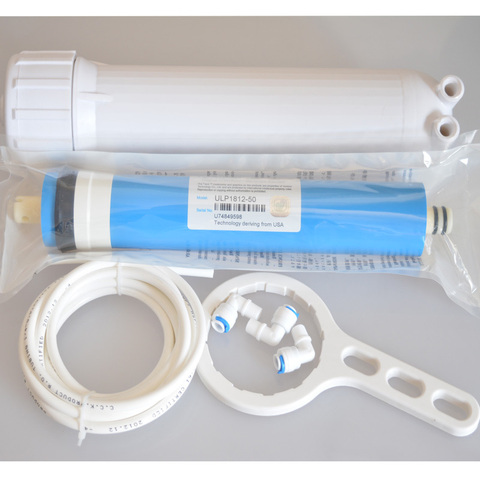 Water Filter 1812 RO Membrane Housing + 50gpd Vontron RO Membrane + Reverse Osmosis Water Filter System some of Parts ► Photo 1/5