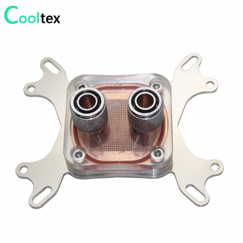 100%New Cpu Water Block Water Cooling watercooled block Computer Cooling  Radiator For Intel & AMD  Cooler cooling ► Photo 1/6