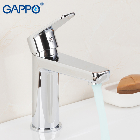 GAPPO Basin Faucet Mixer Chrome Bathroom Basin Mixer Tap Bathroom Taps Torneira Para Banheiro Basin Sink Faucet Hot Cold Faucet ► Photo 1/6