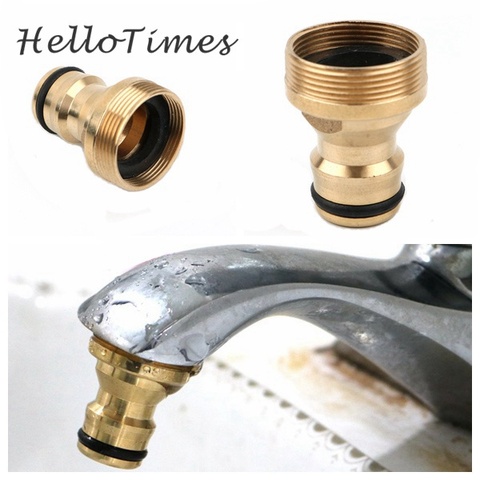 Brass M22 M24 Thread Hose Water tube Connector Tap Snap Adaptor Fitting Garden Quick Connector ► Photo 1/4