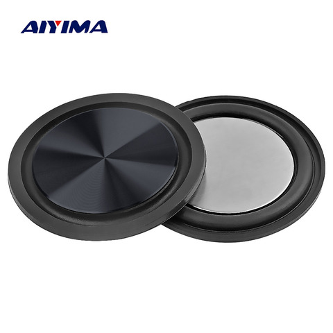 AIYIMA 2Pcs 61MM Bass Radiator Speaker Diaphragm Subwoofer Speaker Vibration Passive Radiator Rubber Plate DIY Woofer Audio ► Photo 1/6