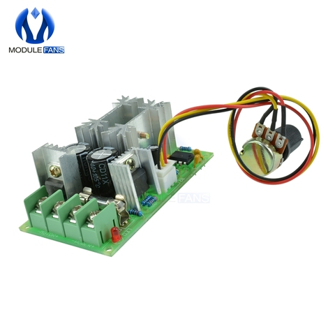 20A Universal DC 10V-60V PWM HHO RC Motor Speed Regulator Controller Switch Control MODULE Board Diy Electronic ► Photo 1/6