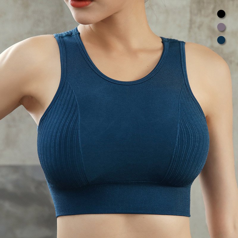 Seamless Sports Bra Top Fitness Women Racerback Running Crop Tops Pink  Workout Padded Bra High Impact Activewear PLUS SIZE - Price history &  Review, AliExpress Seller - Cute Sasha Store
