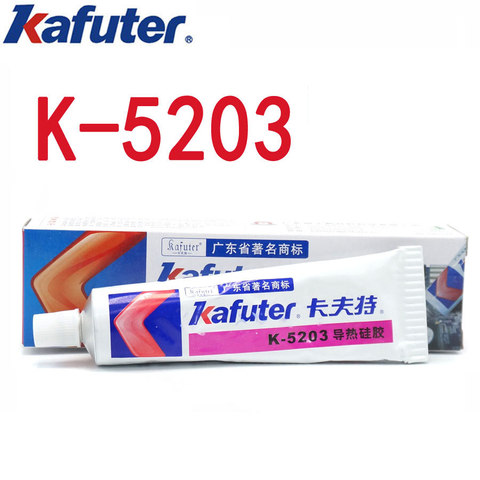 FSP New 80g Kafuter K-5203 Heatsink CPU Thermal Conductive Silicon Grease Paste Glue Adhesive LED Light Silicon Rubber Gel ► Photo 1/5