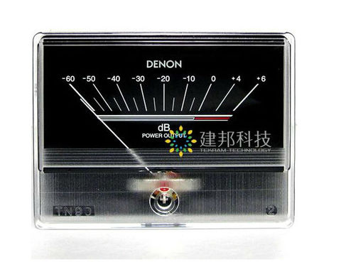 Black Audio power Amplifier VU meter DB level Header indicator for Japan DENON ► Photo 1/1