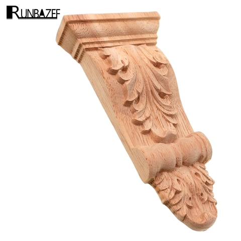 RUNBAZEF Carved Wood Furniture Corbel European Style Decoration Rome Stigma Garden Home Decor Figurines Miniatures Ornaments ► Photo 1/1