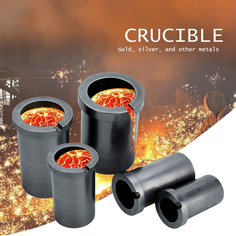 1-5KG Capacity High-purity Melting Graphite Crucible Cup Mould Melting  Resistance for Gold and Silver Metal Smelting Tools ► Photo 1/6