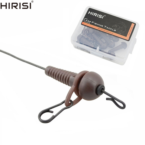 10 Sets Carp Fishing Rig Kit Quick Change Swivel Snaps Carp Terminal Tackle Safety Sleeves ► Photo 1/6