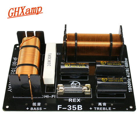 GHXAMP 680W 2 Way Crossover 1800Hz Treble Bass Speaker Crossover 4-8ohm For Professional Stage Speaker 1PC ► Photo 1/6