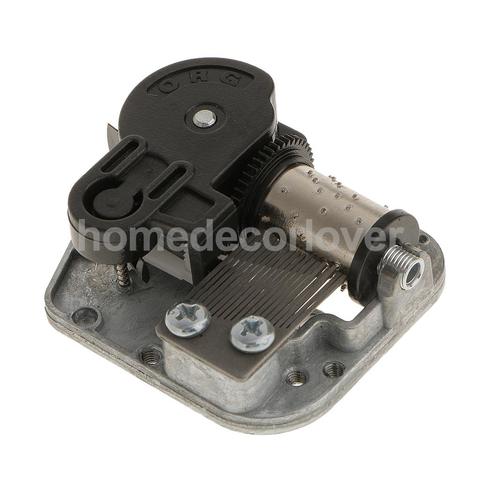Wind Up Musical Movements Parts DIY Accessories for Music Box with Winder Screws Silver ► Photo 1/6