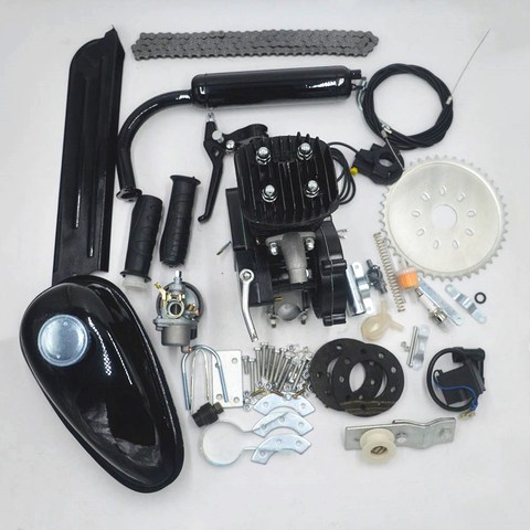 80cc 2 Stroke Bicycle Motorcycle Gasoline Engine Kit For Electric Bicycle Mountain Bike Complete Set Bike Gas Engine Motor ► Photo 1/6