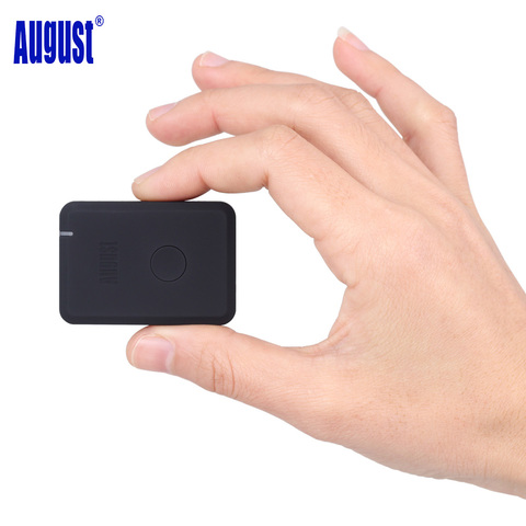 August MR230 Wireless Bluetooth 4.2 Receiver aptX Low Latency 3.5mm AUX Bluetooth Audio Music Adapter for Car Speaker Headphone ► Photo 1/6