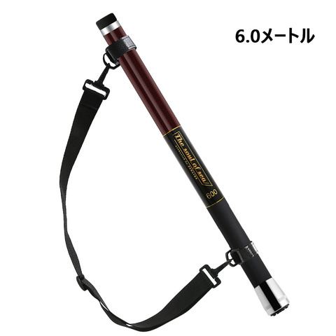 brails fishing pole Eagle Claw Bamboo Poles 10' Rigged, 05100-006 line keeper 4.5M Retractable Fishing Landing Net