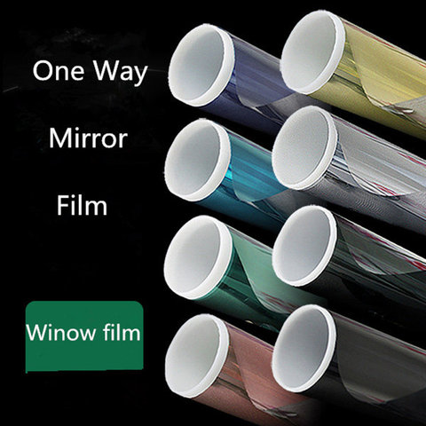 HOHOFILM 50cmx300cm Heat Reduction Window Film Solar Tint Reflective One way Mirror sun block Glass Sticker Mirror window sticke ► Photo 1/6