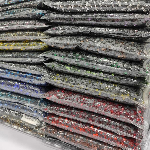 Wholesale Large Pack Clear Bright Stones ss6 - ss30 Crystal AB Hotfix Rhinestones For Garment Accessories ► Photo 1/6