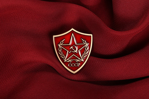 soviet cccp red star flag emblem socialism russian lapel pin badge victory day collect ► Photo 1/4