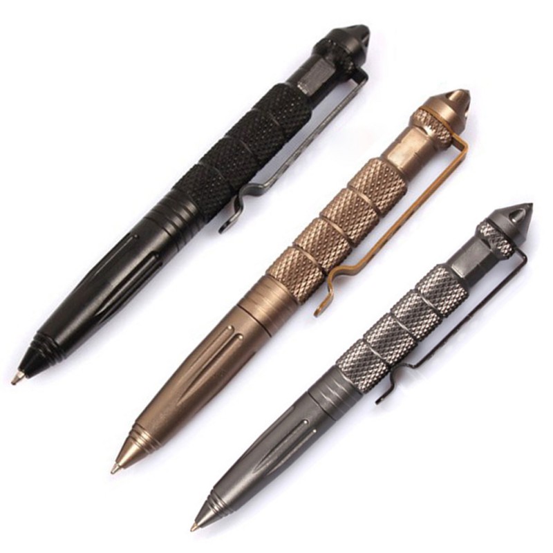 Aluminum Military Tactical Pen EDC Self Defense Pens Emergency Glass Breaker New