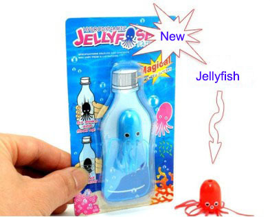 1pc Magical Cute Jellyfish Magic Tricks octopus Swim in Bottle Illusion Magica Funny Toys for Children Kids ► Photo 1/3