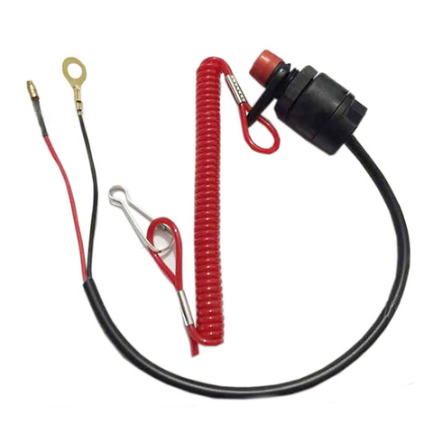 Button Emergency Cut Off Motor Outboard Boat Professional Lanyard Kill Tether Stop Switch Safety Accessories Practical ► Photo 1/6