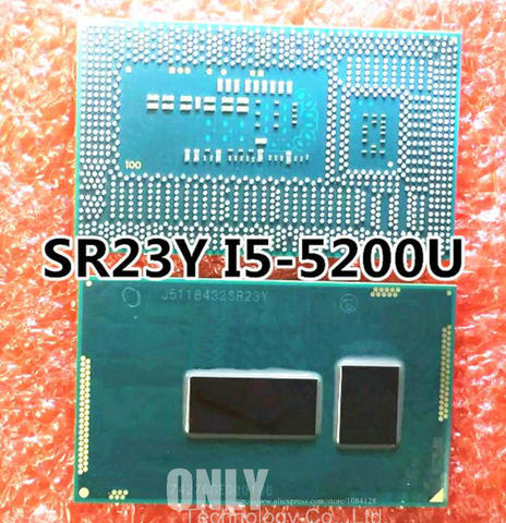 100% brand new and original CPU i5-5200U SR23Y I5 5200U SR23Y BGA CPU chips with balls ► Photo 1/1