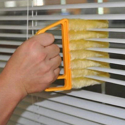 Fashion Microfibre Venetian Blind Blade Window Cleaning Brushes Cleaner Window Conditioner Duster Clean Brush ► Photo 1/5