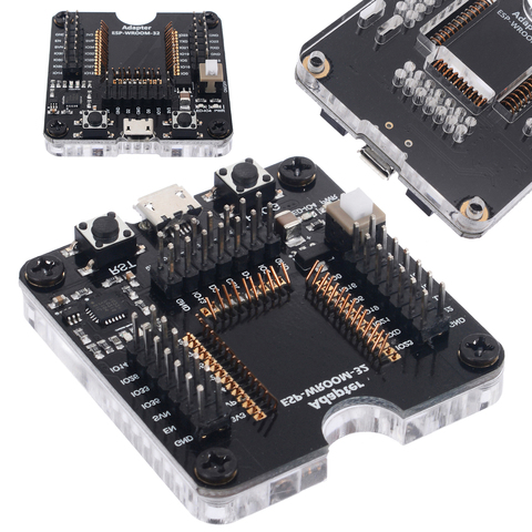 New Electrical Socket Programmer Tool ESP32 Adapter Socket For ESP-WROOM-32 Module Micro USB Type B Plug Testing Board ► Photo 1/6