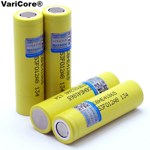 VariCore Original 18650 HE4 3.6V Rechargeable Battery 2500mAh 20A high drain HE4 Power battery cigarette tools ► Photo 1/5