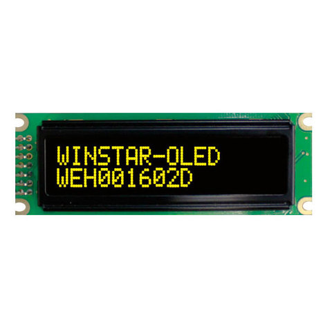 16x2 COB OLED Character Display 3.3-5V SPI serial parallel port driver WS0010 Scandinavian European Cyrillic Russian font ► Photo 1/2