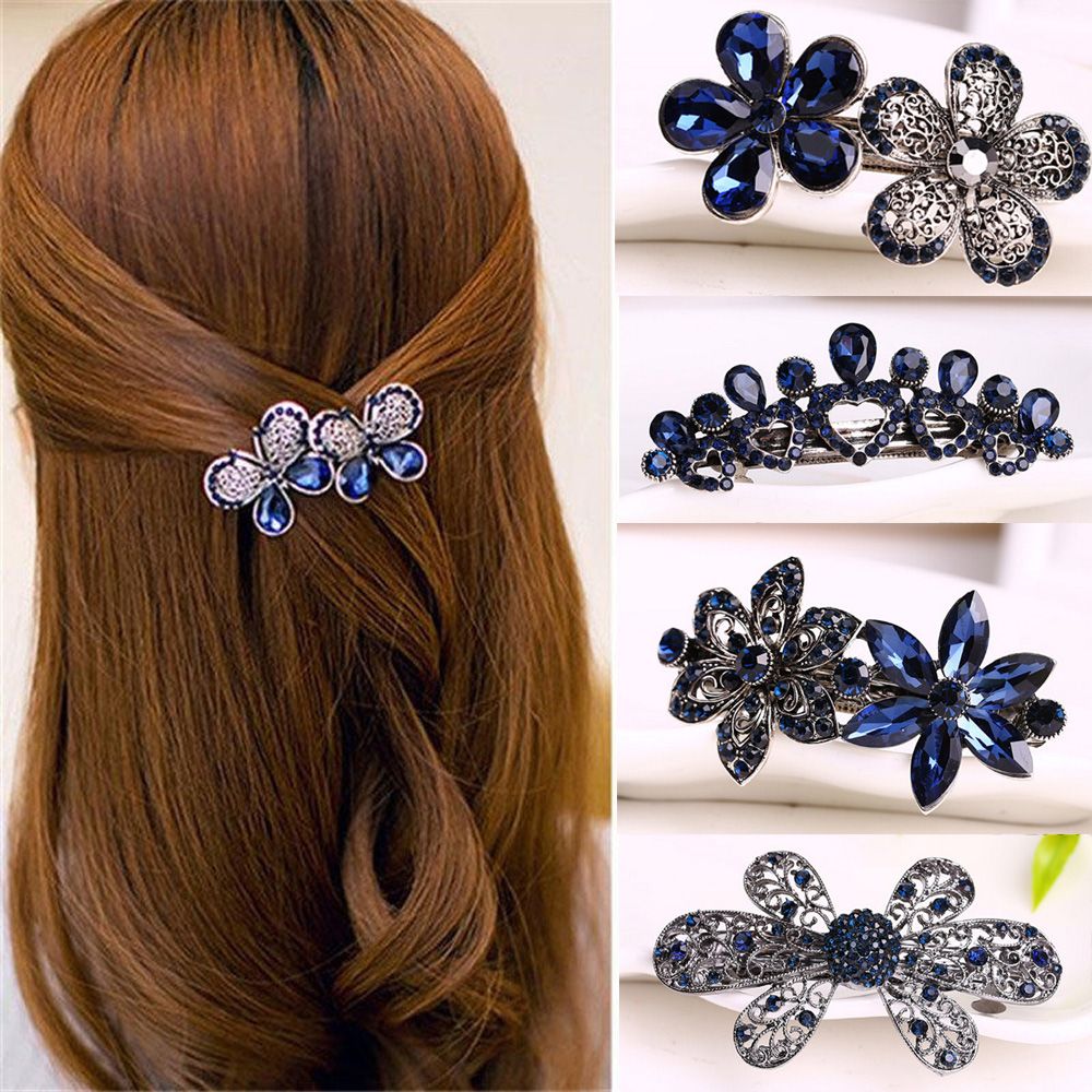 Butterfly Girls Rhinestone Women Barrette Hairpin Hair Clip Hair Accessories
