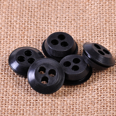LETAOSK New 5Pcs 3 Hole Fuel Line Gas Tank Grommet Replace fit for Trimmer Lawn Mower 13211546730 V137000030 ► Photo 1/4