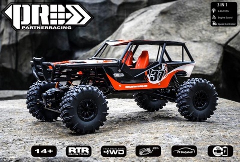 PRC 1/18 RC Car 4WD Rock Crawlers 4x4 Driving Car mini desktop Climbing car Remote Control Off-Road Vehicle Toy Engine Sound ► Photo 1/3