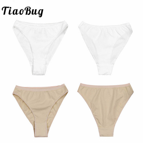 TiaoBug Kids High Cut Ballet Dance Briefs Underwear Underpants Cute Girls Ballet Dance Gymnastics Bottom Ballerina Dance Panties ► Photo 1/6