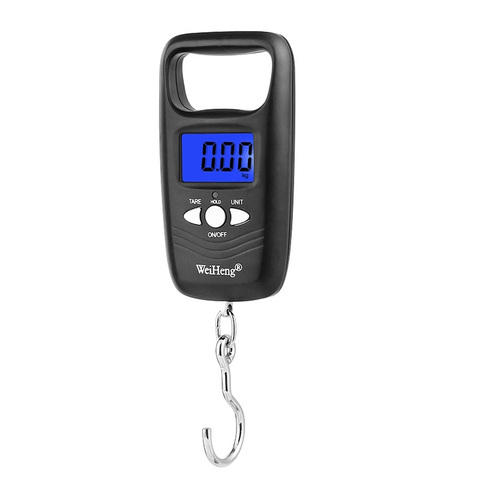 Portable Mini Hand Held digital Hanging Scale for suitcase Travel bag Electronic Weighting Luggage Scale fish Hook Balance ► Photo 1/6