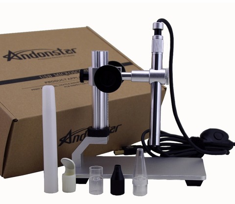 Andonstar V160 usb microscope digital microscope 2MP USB Digital Microscope Video Camera Repair with new metal stand ► Photo 1/5