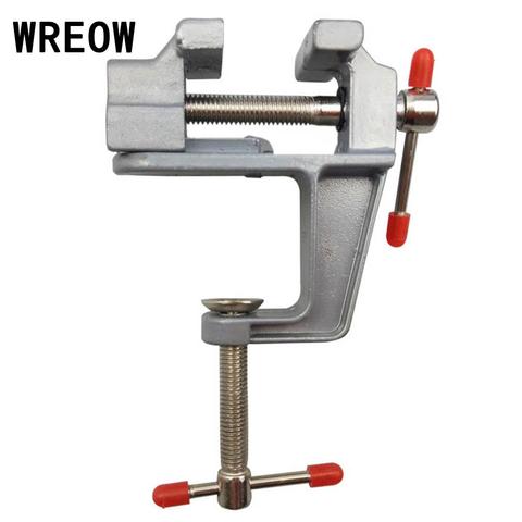 Mini Table Vise Aluminum Alloy Bench Vice Swivel Lock Clamp Craft Hobby Home Tool Accessories for DIY Craft Mould Fixed Repair ► Photo 1/6