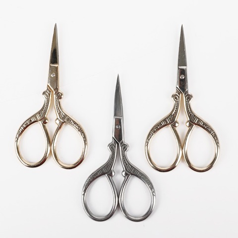 Stainless Steel 1 Pcs 9.1cm Cutting Sewing Scissors for Fabric Cross Stitch Embroidery Tailor's Scissor Sewing DIY Needlework ► Photo 1/6