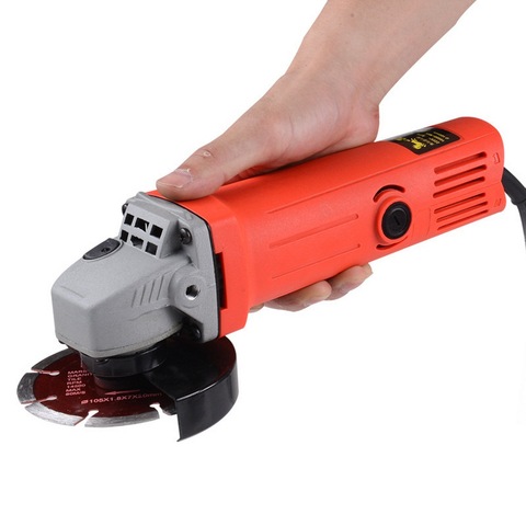 220V  Electric Angle Grinder Single-speed Woodworking Power Tools  Grinding machine for Home DIY ► Photo 1/6