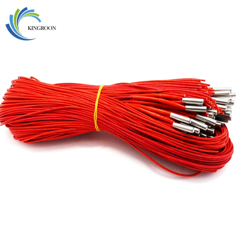 KINGROON 1PC 12V 40W Ceramic Cartridge Heater 6mm*20mm For Extruder 3D Printers Parts Heating Tube Heat 12V40W 1M Extrusion Part ► Photo 1/6