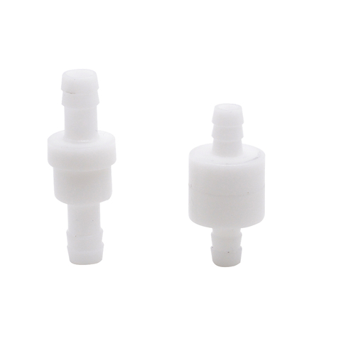 1Pcs 4 / 6 / 8 / 12mm Plastic One Way Inline Check Valve Gas Air Liquid Water Fluids Valve for water petrol diesel oils or other ► Photo 1/5