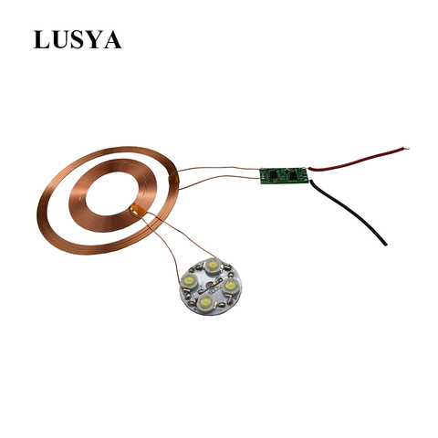 Lusya 1PC Magnetic levitation wireless power supply module multi-function indicator wireless charging module diameter 83m G6-013 ► Photo 1/6