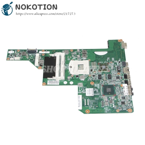 NOKOTION 615381-001 615382-001 Laptop Motherboard For HP G62 G62-B41E0 MAIN BOARD HM55 DDR3 with 1GB Video card ► Photo 1/5